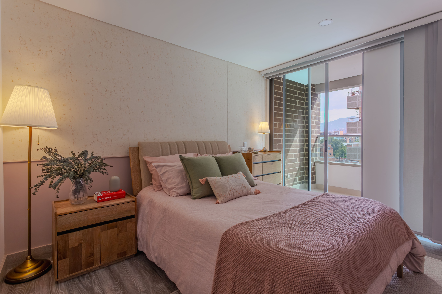 Habitación principal con vibra de hotel boutique